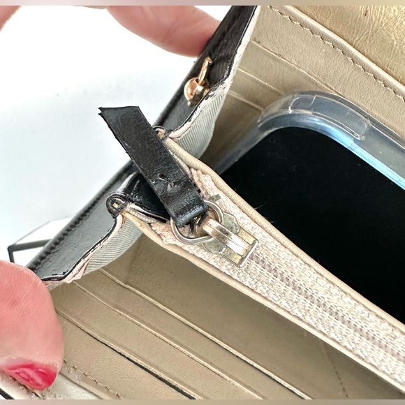 Auth CHANEL Crystalized CC Black/Gold Large Wallet Converted to 5-Ways Mini Bag - Picture 10 of 16